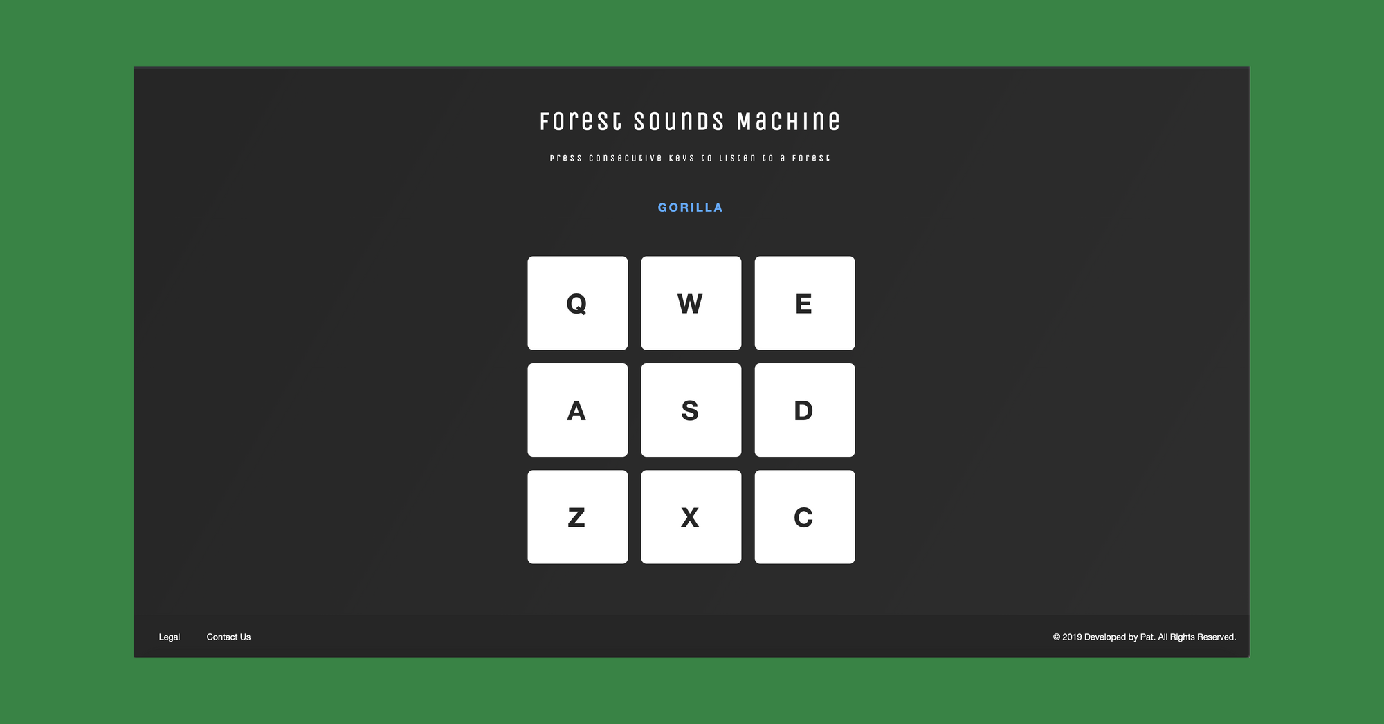 Forest Sounds Machine